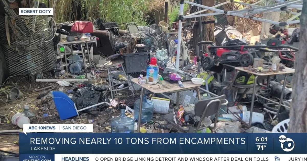Lakeside River Cleanup Removes Nearly 10 Tons of Trash