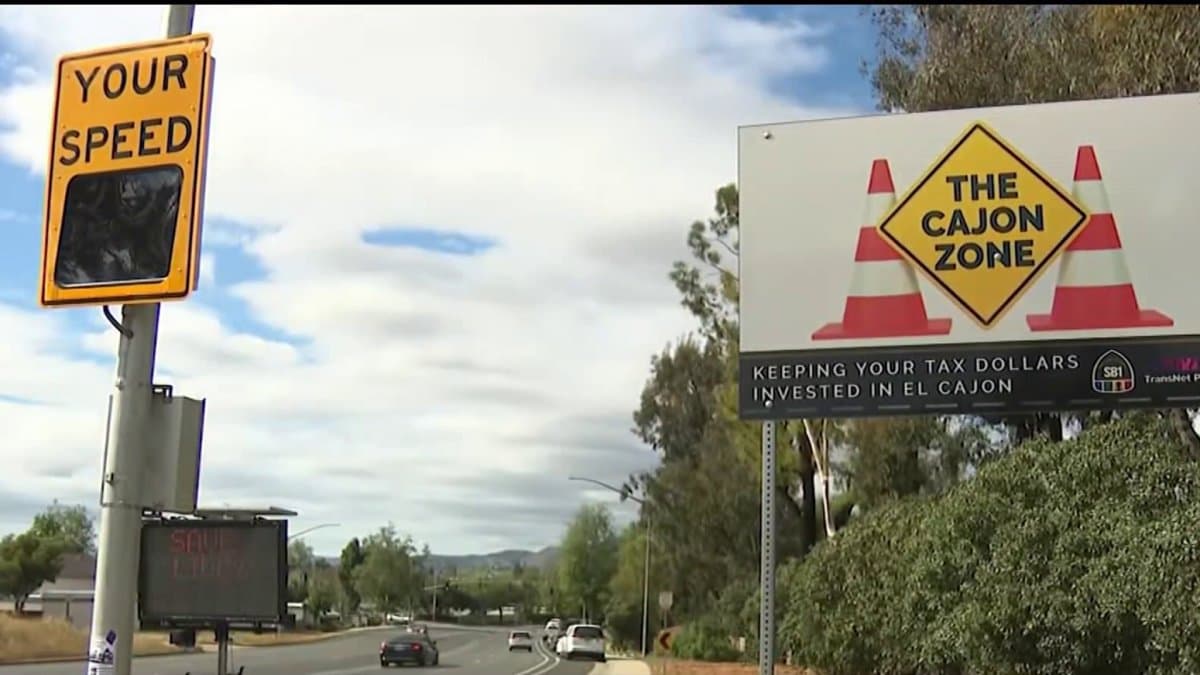 El Cajon Plans Automated Warnings for Drivers Going 20 MPH Over the Limit