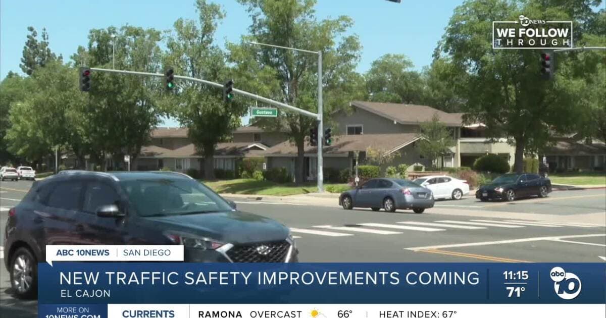 El Cajon Adds Guardrail, Radar Signs After Jamacha Road Safety Push