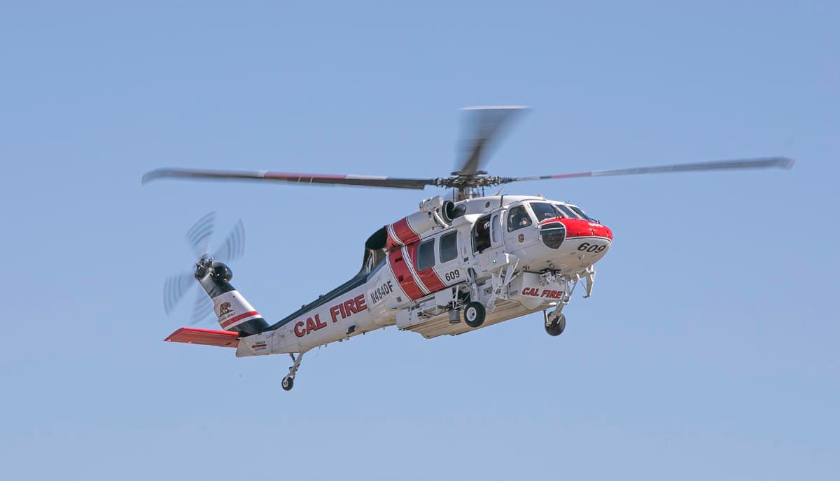 New Firehawk Helicopter at Ramona Air Base Boosts County Wildfire Response
