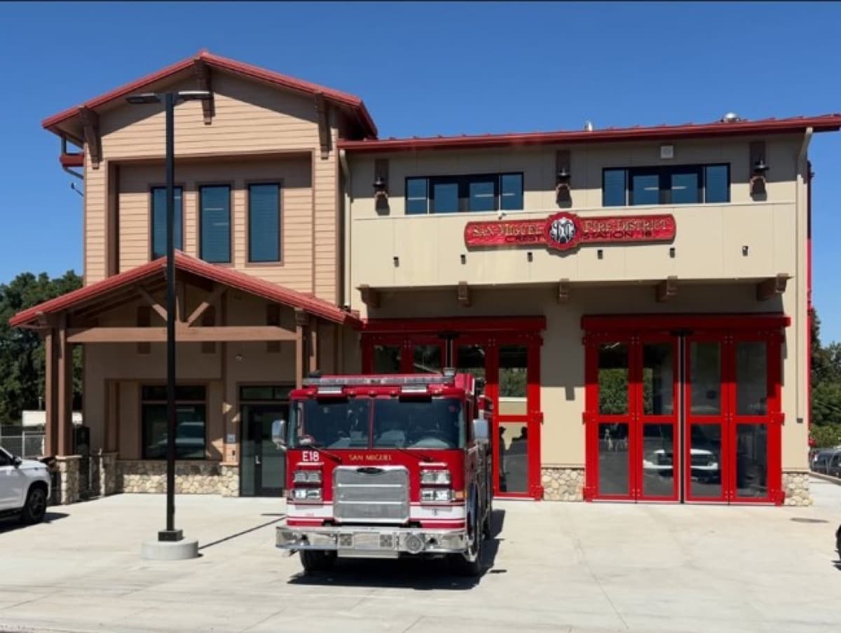 New Brush Engine Reaches Crest Firehouse Ahead of Peak Fire Season