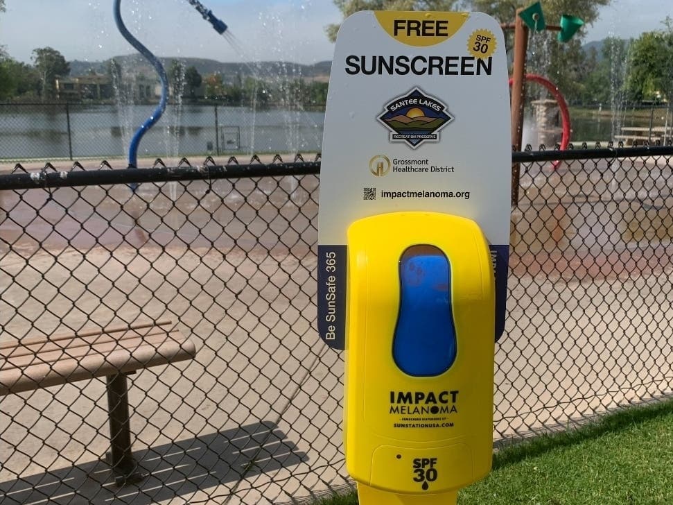 Free Sunscreen Stations Expand Sun Safety Push at Santee Lakes