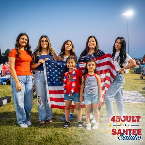 Santee Salutes Brings America 250 Fireworks to Town Center Park Today