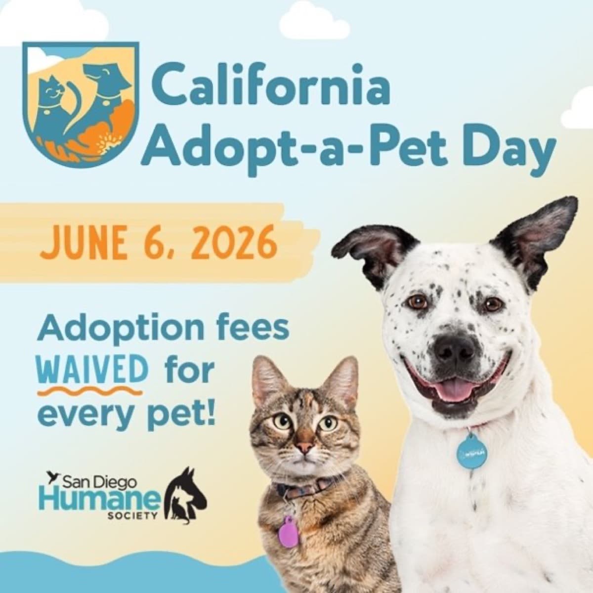 San Diego Humane Society Waives Adoption Fees Saturday, Including El Cajon Campus