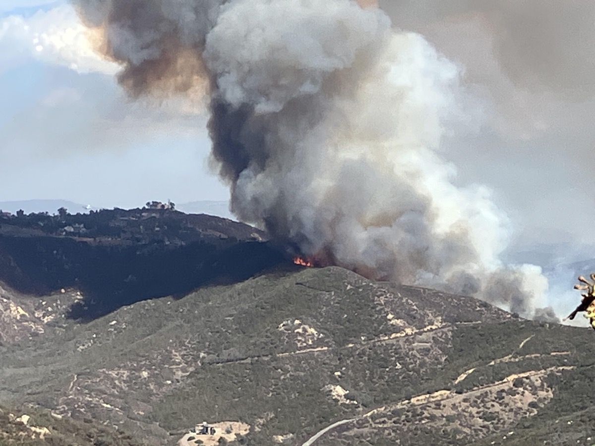 Dehesa Fire Prompts Evacuations Near Harbison Canyon