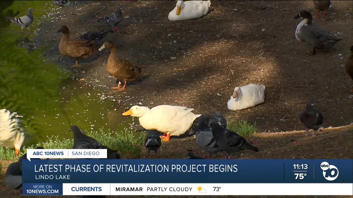Lindo Lake Revitalization Work Brings New Closures in Lakeside