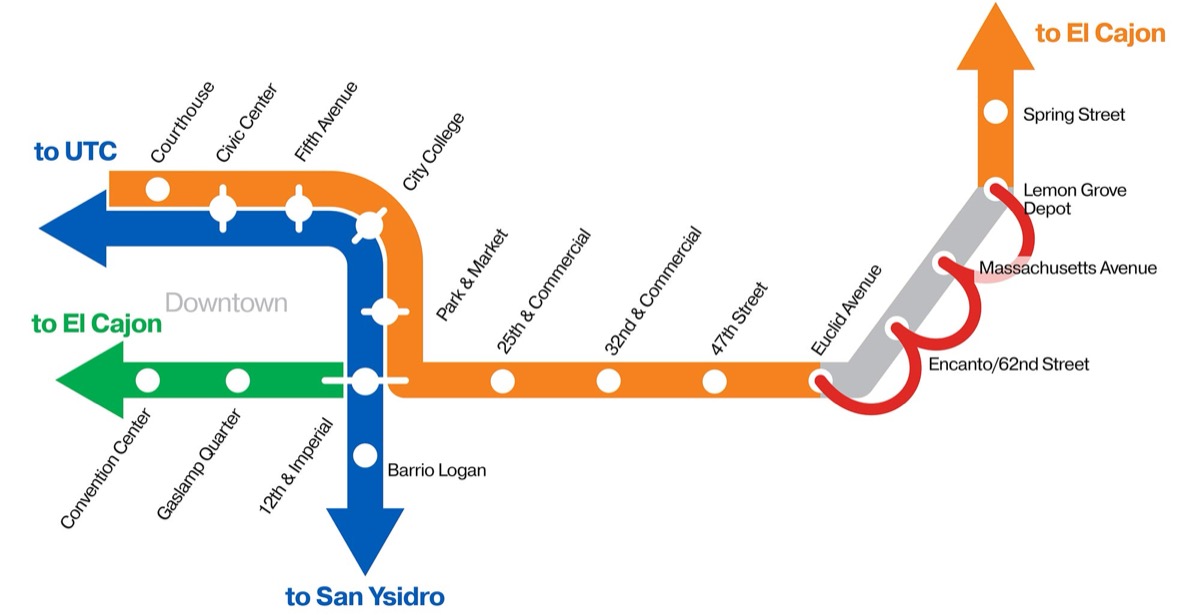 MTS Alert Affects East County Trolley Riders Sunday