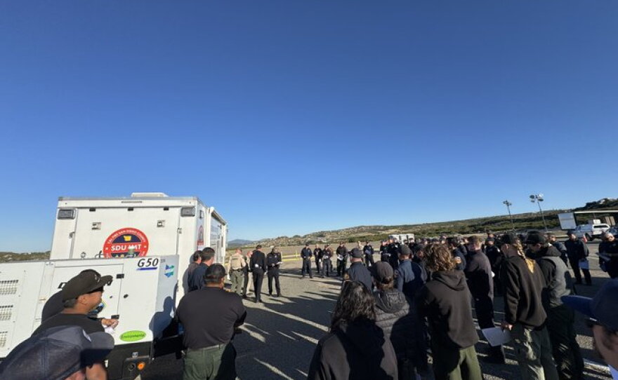 Tusil Fire Holds at 1,000 Acres as I-8 Lanes Reopen Near Campo